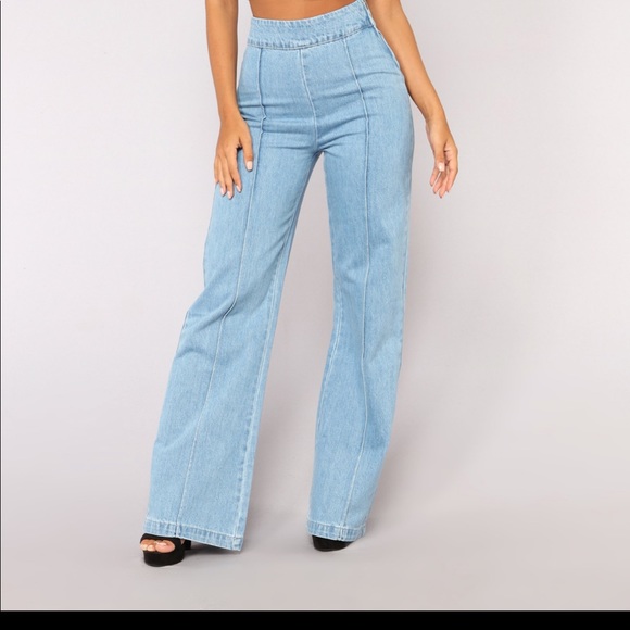 fashion nova wide leg jeans